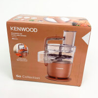 Kenwood MultiPro Go FDP22.130RD Küchenmaschine, 650W, 1,3l, Hacken, Schneiden, Reiben, Pürieren, Kneten, 360° Serve, Tonrot