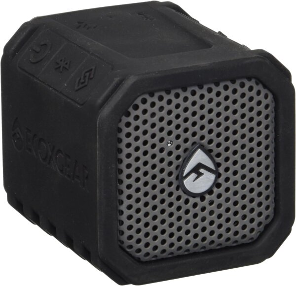 ECOXGEAR EcoDuo Bluetooth Speaker 2-Pack, Robust, Waterproof, Wireless, Stereo Pairing, Outdoor, Black