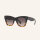 Celine womens sunglasses, black Havana, grey gradient lenses, UV protection, elegant design