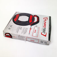 RUNPOTEC RP5 cable pulling aid 20m, 3-ply twisted plastic tape Ø5.5mm, patented guide tip, cable tool