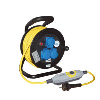 GIFAS Leitungsroller 501, 25m, 3x1,5mm², 3 Schuko,...