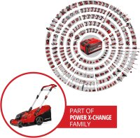 Einhell RASARRO 36/42 Kit cordless lawnmower, 42cm, 36V,...