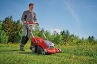 Einhell RASARRO 36/42 Kit cordless lawnmower, 42cm, 36V, brushless, mulching, 50L grass catcher, 2x4Ah batteries, charger, for lawns up to 550m²