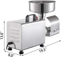 VEVOR Tomato Press 370W, Electric Food Processor,...