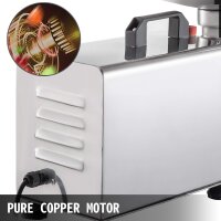 VEVOR Tomato Press 370W, Electric Food Processor, Stainless Steel, for Tomatoes & Fruit, Powerful, Easy to Clean