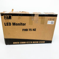 27 Zoll QHD Monitor, 2560x1440p, IPS, 75Hz, HDMI/DP, FreeSync, Lautsprecher, VESA 100x100, Home Office & Gaming