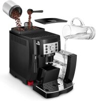 DeLonghi Magnifica S ECAM22.140.B Kaffeevollautomat, individuell einstellbar, Milchaufschäumer, 2-Tassen-Funktion, schwarz