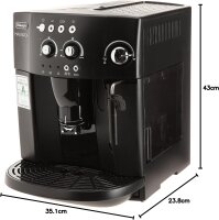 DeLonghi Magnifica S ECAM22.140.B Kaffeevollautomat, individuell einstellbar, Milchaufschäumer, 2-Tassen-Funktion, schwarz