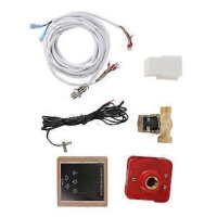 4.5 kW steam generator set, stainless steel, 35x18x24 cm, sauna accessory, powerful, compact, durable