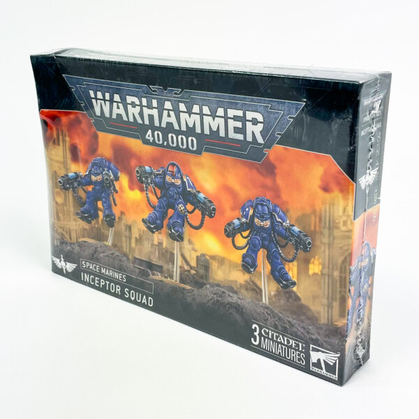 Warhammer 40k Space Marines Inceptor Squad 48-79, 3 Citadel miniatures, fast attack unit, Games Workshop