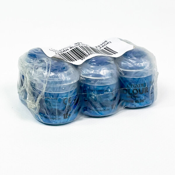 Warhammer Citadel Contrast Striking Scorpion Blue, 6x18ml, Model 22-18, Acrylic Paint Set for Miniatures, vibrant, quick-drying