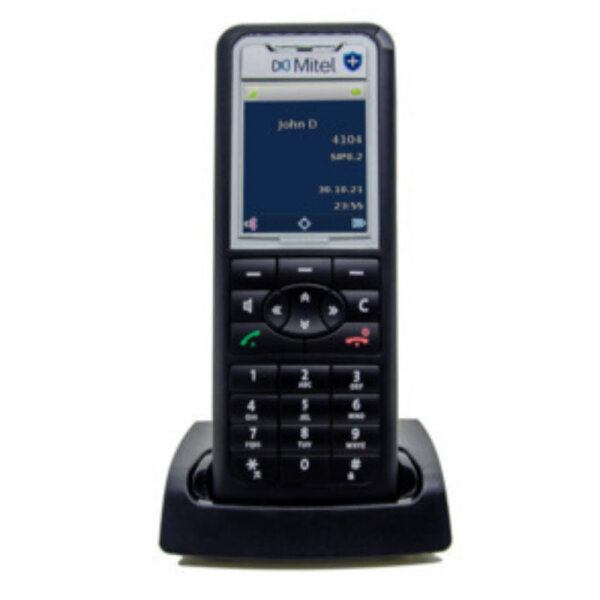 MITEL 612dt Telephone Set with Charging Station, Model 50008371, DECT Handset, Robust, Long Battery Life, Easy Operation