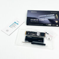 Ediloca EN855 4TB NVMe M.2 SSD, PCIe Gen4, 7400MB/s, 3D NAND TLC, with heatsink, gaming SSD for PS5, laptop, PC