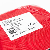 Trio combination car kit: First aid kit DIN 13164, warning triangle, high-visibility vest, expiry 01/2030, compliant with German road traffic regulations (StVZO).