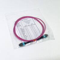 MTP (F) to MTP (F) fiber optic cable, OM4, 1.5m, 12 fibers, for cabling systems, model 12FMTPOM4-1.5M