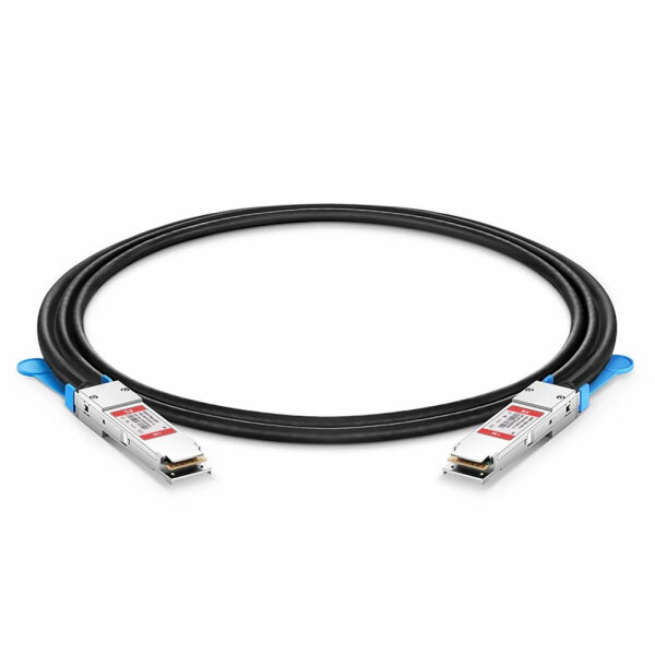 100G QSFP28 Twinax DAC cable, 1m, active, compatible, copper, direct attach, fast data transmission, network solution