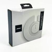 Bose charging cradle for Portable Home Speaker, silver, model 830895-0030, accessory, wireless charging, compact