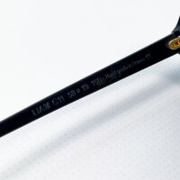 Dita Damen Sonnenbrille LIAM C11, 22 Karat Gold, Modell 58-19-150, Made in France, Schwarz-Gold, Luxus-Design