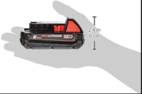 Milwaukee M18B2 Akku 18V 2,0Ah Li-Ion, kompakt, langlebig, schnelles Laden, passend für M18 Geräte, rot