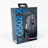 Logitech G502 X Plus, Gaming Mouse, Wireless, RGB, Hero 25K Sensor, Hybrid Buttons, LIGHTFORCE, PC/macOS, Black