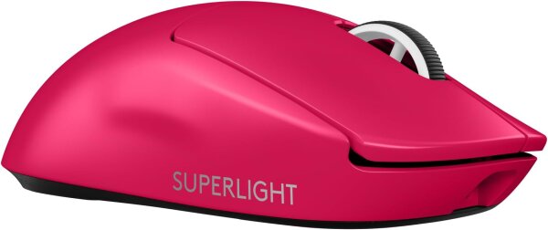 Logitech G PRO X SUPERLIGHT 2, 910-006798, wireless gaming mouse, 60g, 5 buttons, 44K DPI, 8,000Hz, USB-C, pink, PC/Mac