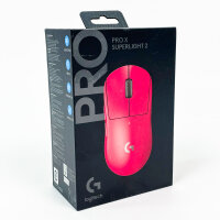 Logitech G PRO X SUPERLIGHT 2, 910-006798, wireless gaming mouse, 60g, 5 buttons, 44K DPI, 8,000Hz, USB-C, pink, PC/Mac