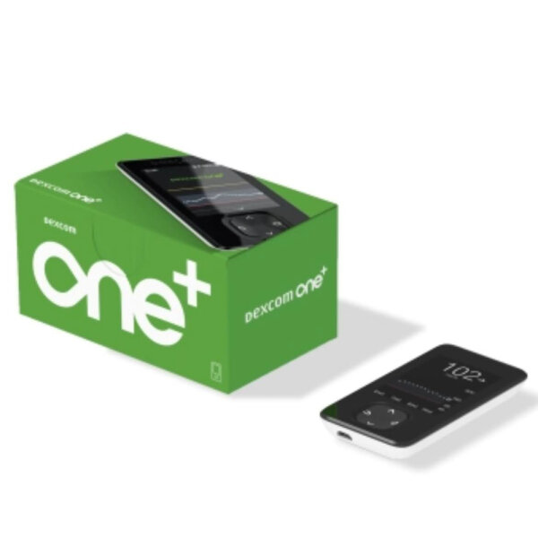 Dexcom ONE+ Receiver, Glucose Meter, EU Adapter, Real-time Blood Sugar Measurement, Compact, Easy to Use