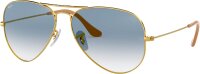 Ray-Ban sunglasses, classic aviator shape, blue...
