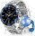 MiracDan Silver Mens Smartwatch, Military Design, Metal Band, 1.43" AMOLED, 100+ Sports Modes, IP68, Phone, 400mAh, Android