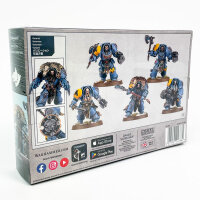 Warhammer 40k Space Wolves Wolf Guard Terminators 5er-Set, Modell 53-36, Miniaturen, detailreich, für Tabletop-Spiel