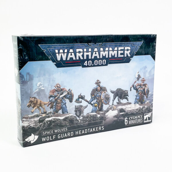 Warhammer 40.000 Space Wolves Wolf Guard Headtakers 6 Miniaturen, Tabletop Figuren, Games Workshop 53-29