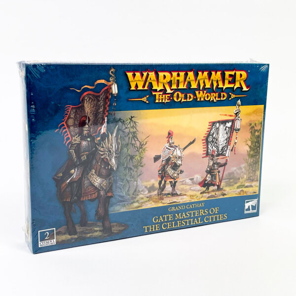 Warhammer The Old World Grand Cathay 06-204, 2 Gate Masters Miniaturen, Tabletop Figuren, detailreich, Games Workshop