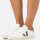 VEJA Campo Sneakers, EUR 45, White/Kaki, sustainable leather, retro design, comfortable sole, unisex