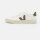 VEJA Campo Sneakers, EUR 45, White/Kaki, sustainable leather, retro design, comfortable sole, unisex