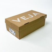 VEJA Campo Sneaker Low, EUR 43, Herren, Weiß/Blau, nachhaltiges Leder, Retro-Design, bequeme Passform