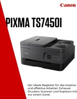 Canon PIXMA TS7450i 3-in-1 inkjet multifunction printer,...