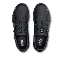 On Cloud 6 WP Womens Walking Shoes, Black, Waterproof, Breathable, Lightweight, Comfortable, Non-Slip Sole
