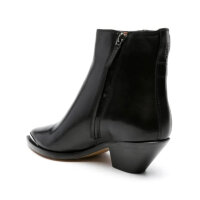 ISABEL MARANT ankle boots, EUR 38, 65mm heel, black, leather, elegant look, zipper, pointed toe