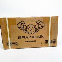 BRAINGAIN Kurzhantel 32,5 kg, verchromt, verstellbar, 1 Stück, vielseitig für Krafttraining und Fitness