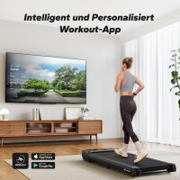 MERACH T26 Walking Pad, 3in1 Laufband, klappbar, leise, mit App-Steuerung, für Zuhause & Büro, Schreibtisch-Laufband