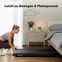 MERACH T26 Walking Pad, 3in1 Laufband, klappbar, leise, mit App-Steuerung, für Zuhause & Büro, Schreibtisch-Laufband