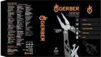 Gerber Suspension Multi-tool 31-003620, 12 Funktionen, inkl. Nylon-Scheide, robustes Multifunktionswerkzeug für Outdoor & Alltag