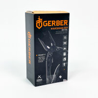 Gerber Suspension NXT Multi-Tool 15 Funktionen, Gürtel-Clip, 190g, 10,8cm, Schwarz, Modell 30-001778, 1055358