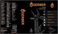 Gerber Truss Multi-Tool 30-001780, 17 Funktionen, Schwarz, inkl. Nylon-Scheide, robustes Multifunktionswerkzeug