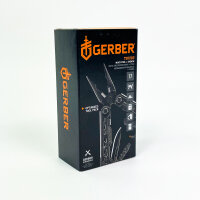 Gerber Truss Multi-Tool 30-001780, 17 Funktionen, Schwarz, inkl. Nylon-Scheide, robustes Multifunktionswerkzeug
