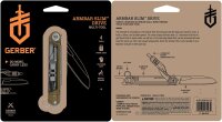 Gerber Armbar Slim Drive Bronze, 30-001733, Taschenmesser, 4 Funktionen, kompakt, robust, Einhandbedienung, Gürtelclip