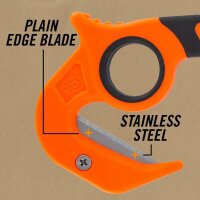 Gerber Vital Zip EAB All-Purpose Cutter, Hunting Tool, incl. Holster, Orange, Model 31-003645, Safe Opening of Game