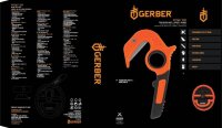 Gerber Vital Zip EAB All-Purpose Cutter, Hunting Tool, incl. Holster, Orange, Model 31-003645, Safe Opening of Game