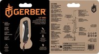 Gerber LST Mini Taschenmesser 33-024751, 440A Wharncliffe-Klinge 4,8cm, Nylon-Griff, Zugband, kompakt, leicht