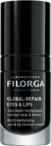 Filorga GLOBAL REPAIR Augen- & Lippenbalsam 15ml, intensive Pflege bei Falten, Feuchtigkeitsmangel, Pigmentflecken, müder Teint